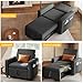 DWVO Convertible Sleeper Chair, 3-in-1 Sofa Bed with Reclining Backrest, 75