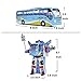 Cyeah Bus Transform into Robot Toy for Kids(Blue)