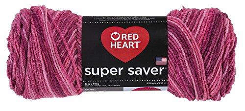 Image of RED Heart Super Saver Yarn, Pink Tones Print