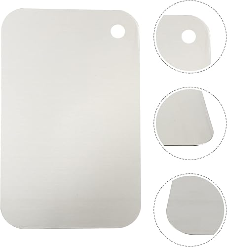 Miniatura 5 de Bandeja de corte de acero inoxidable de corte de acero inoxidable Tabla de cortar de acero inoxidable bloque choppinng tablero de acero inoxidable