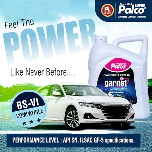 Image of PALCO Garnet 5W30 Engine Oil for Cars 3.5 Ltr | Fully Synthetic Engine Oil