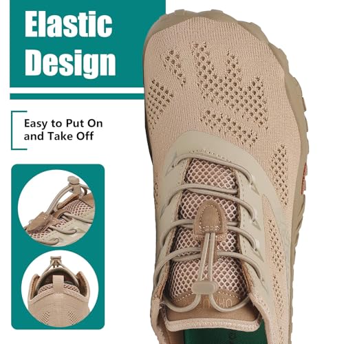 Image of SAGUARO Womens Mens Barefoot Shoes Minimalist Trail Runner Wide Toe Box Zero Drop Outdoor Cross Training Shoe
