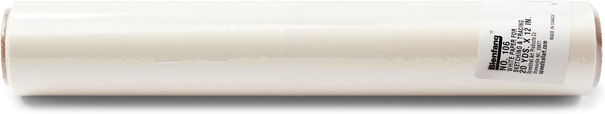 Speedball Bienfang #106 Sketching & Tracing Paper Roll 29GSM White 60ft x 12in, For Transfer, Drawing, Tracing, Sketch