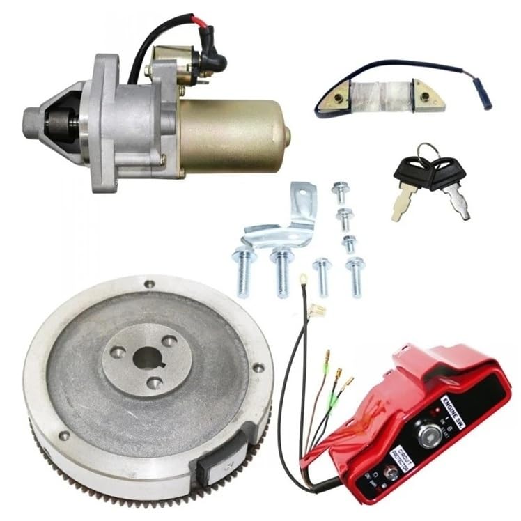 Kits de Arranque eléctrico for Ventilador L 173F 177F, Carcasa del generador, Interruptor de Bobina del Volante del Motor de Arranque