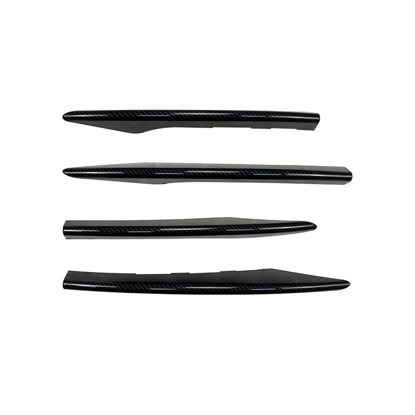 Front Lip Splitter For Mercedes For Benz E-Class W213 E260 E300 E53 Front Bumper Spoiler Air Vent Fog Lamp Grille Trim(Carbon Fiber1)