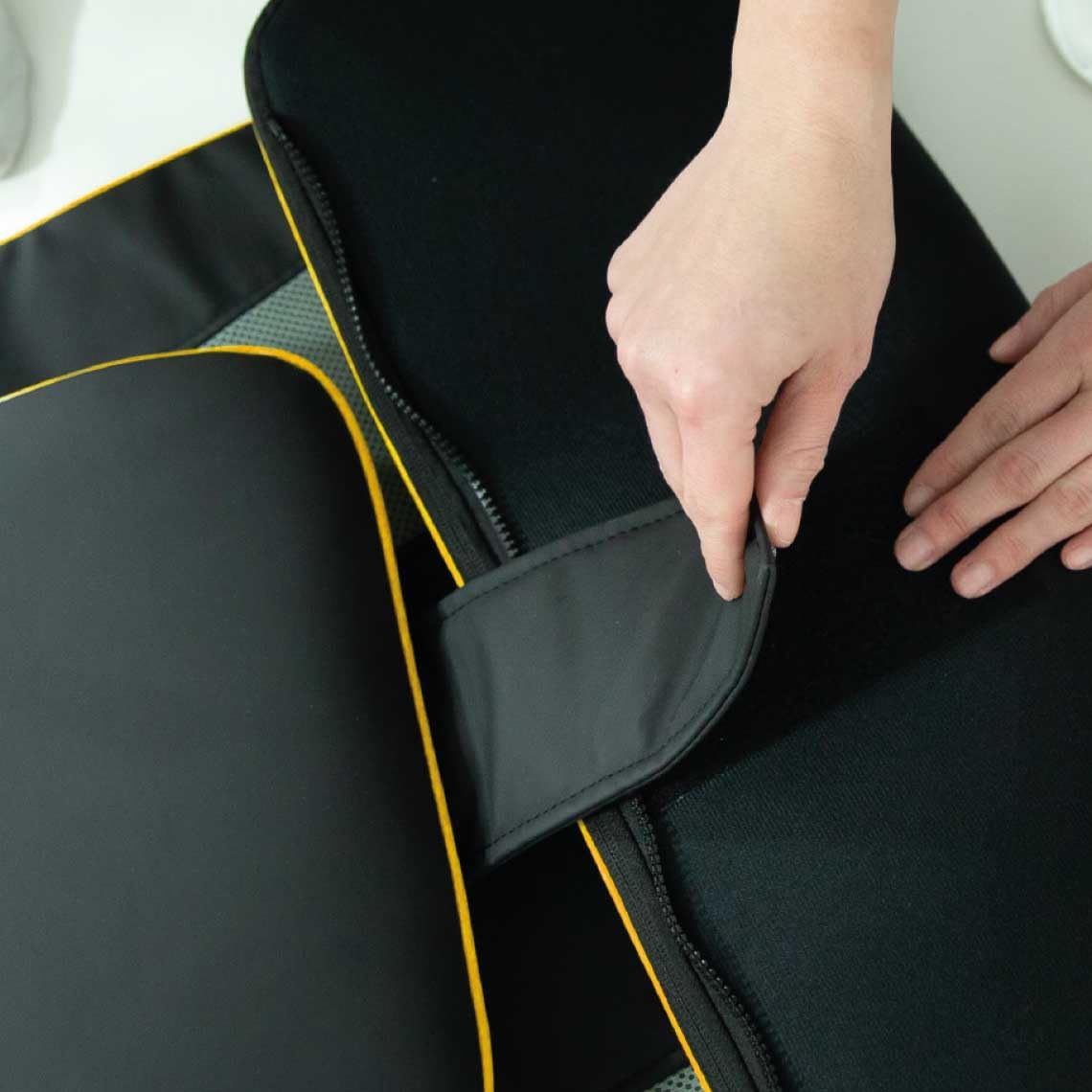 Belena Air Stretch mit Wellnessgel - Das Original aus dem TV - Entspannungsset für Zuhause - Elektronische Stretch & Massagematte mit Wärmefunktion + Kühlendes Wellnessgel