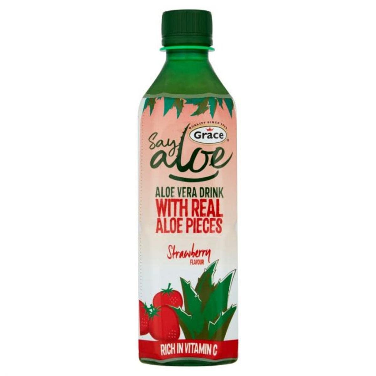 Grace Aloe Vera with Strawberry Flavour Drink 500 ml