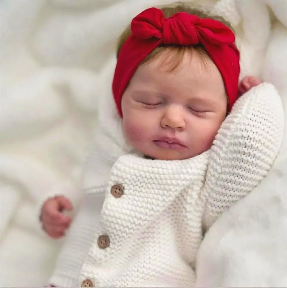 Zero Pam Muñecas Bebe Reborn Silicona Cuerpo Completo 50CM, Bebe Reborn Niña, Bebés De Silicona como Personas Reales, Muñecas Realistas para Niños, Bebés Reborñ Reales