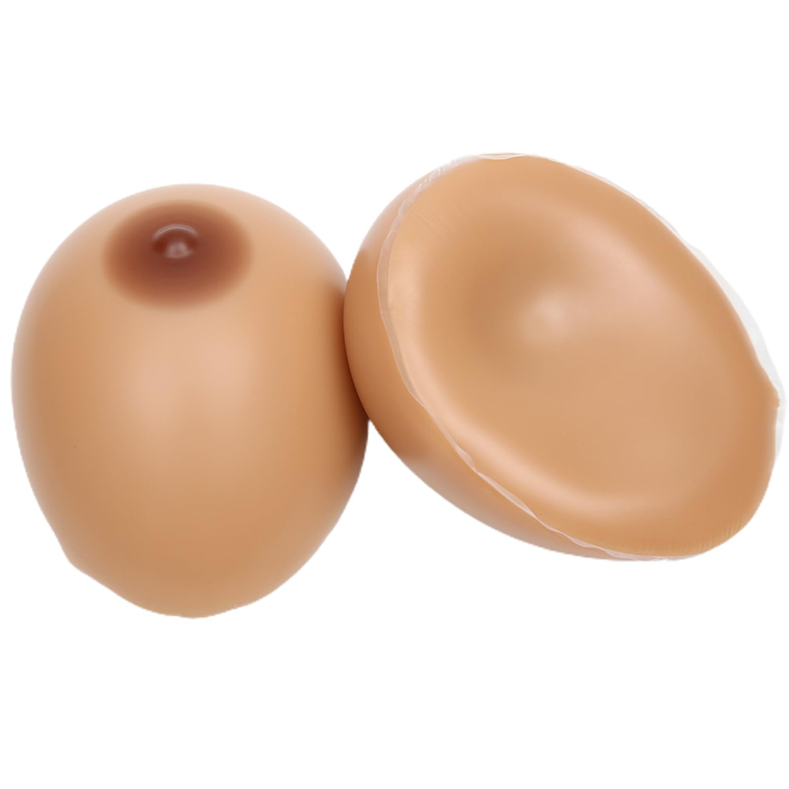 1 Par De Prótesis Mamarias Silicona Color Piel, No Autoadhesivas(Brown,D Cup)