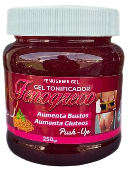 Fenogreco Gel 250g para tonificar bustos , gluteos & Gel de JENGIBRE Beauty Panza Naranja 250gr B-Experts, 2 Count