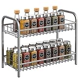 【Platzsparend】 Maximieren Sie den Platz und machen Sie jede chaotische Gewürzflasche oder Geschmacksdose gut organisiert. Es kann in jedem Raum des Hauses verwendet werden, um Gegenstände einfach zu lagern, zu sortieren und darauf zuzugreifen. Kann in Schränken, Regalen oder Speisekammer verwendet werden.