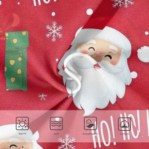 Santa Claus Xmas Panties for Girl Girls Underwear Toddlers Cotton Flower Briefs Kids Undies 2t3