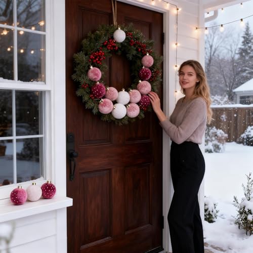 Décorations de Noël floquées pour sublimer un petit appartement