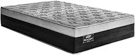 Colchão Casal Black Confort Ortopédico Eps D28 Selado 138x188x31 Gazin