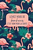  Levez vous de bonheur c\'est bon pour la senté: Carnet / Cahier de notes / Notebook Bonheur cahier drôle fun décalé motivation original pour ado ami collègue parent professeur, 120 pages