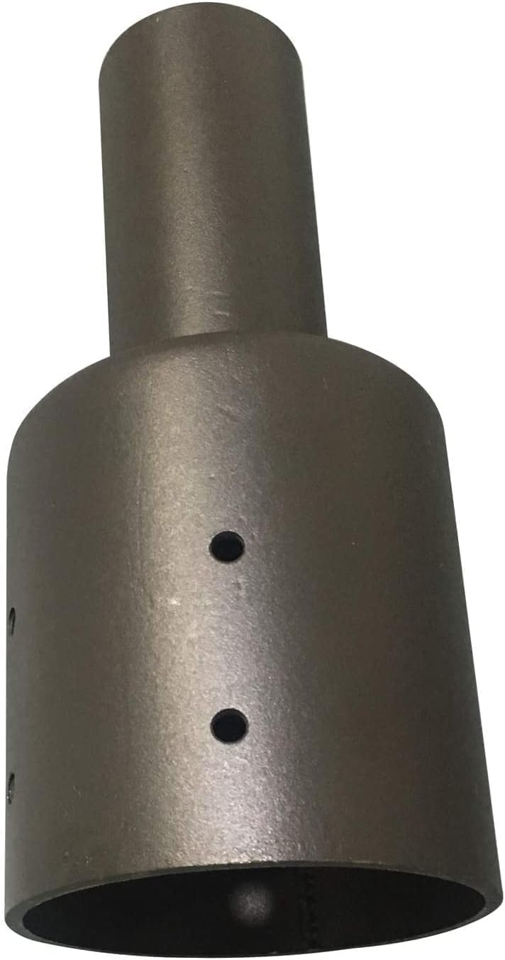10,2 Cm Runder Pol-Zapfenadapter Für LED-Straßenlaternen – Robust, Metall, Schwarz