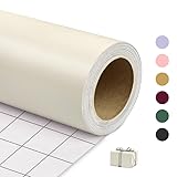 Christmas Wrapping Paper, Off-White Wrapping Paper, 17 Inches X 32.8 Feet, Minimalist Solid Plain Color Wrapping Raper Christmas Roll, Gift Wrapping Paper for Christmas, Wedding, Birthday, Baby Shower