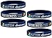 Inkstone Autism Awareness Bracelets, 6-Pack - Silicone Wristbands in Adult Unisex Size
