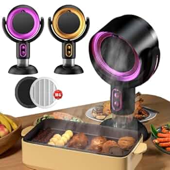 卓上レンジフード 卓上換気扇 焼肉煙吸引機 ポータブル換気扇 卓上吸煙機 Amazon.co.jp: 卓上レンジフード 卓上換気扇 焼肉煙吸引機