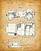 Original Jeep Patent Art Prints - Jeep Gifts for Men Set of Four Photos (8x10) Unframed - Great Man Cave Decor and Gift Under $20 for Jeep Enthusiasts