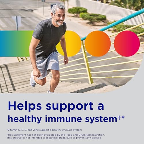 centrum silver men39s 50 multivitamin with vitamin d3 b-vitamins zinc for memory and cognition - 200 tablets