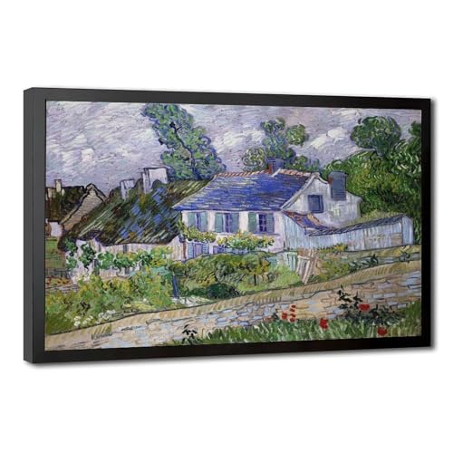 Toile Van Gogh Maisons at Auvers pour habiller un mur vide