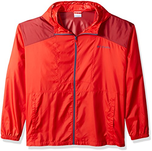 Image of Columbia Hood Polyester Regular Fit Mens Active Wear Jacket (S22-KM3972-011-P)