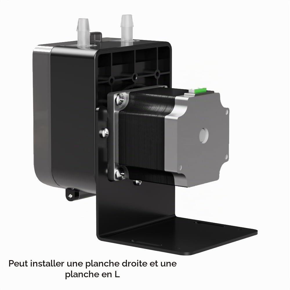 Kamoer KDS3000-ST Pompe péristaltique haut débit 24 V, 0 à 1800 ml/min | pompe doseuse durable et de haute précision avec moteur pas à pas et vitesse réglable de pour laboratoires et usines
