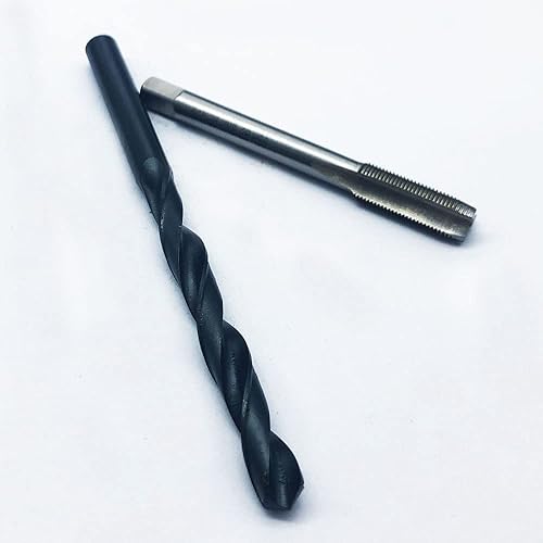 Vista 12 de 5/16"-20 UN HSS Tap and Die Set, Macho de rosca de la máquina y el hilo redondo de la ONU mueren mano derecha 5/8"-18 Tap&die