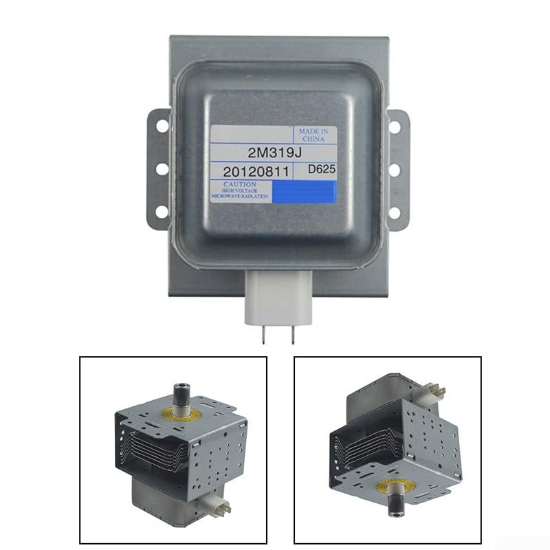 Magnetrón de horno microondas 2M319J repuesto para 2M519J 2M219J 2M518J 2M217J 2M253J 2M248J Construcción de aluminio Fácil instalación Adecuado para disipación de calor I