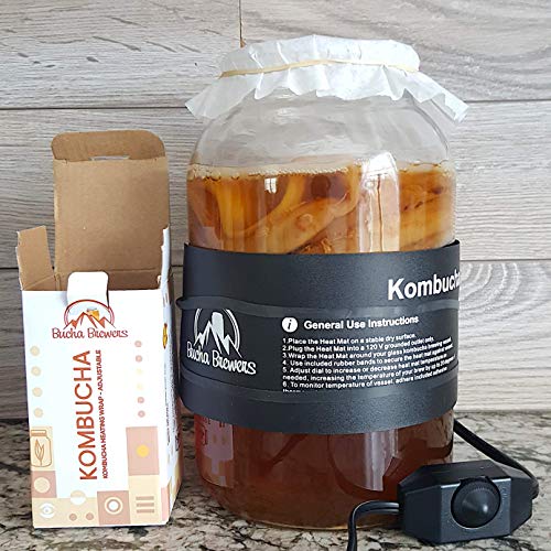 Miniatura 3 de Kombucha - Esterilla De Calor Ajustable - Bucha Brewers Kombucha Calefactor, Calentador Kombucha, Calentador De Fermentador