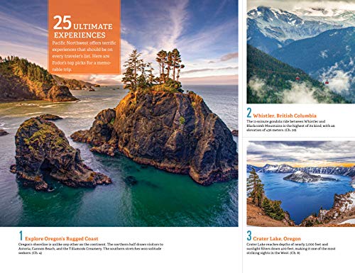 Fodor's Pacific Northwest: Portland, Seattle, Vancouver, & The Best Of Oregon And Washington (Full-Color Travel Guide) #TOP5