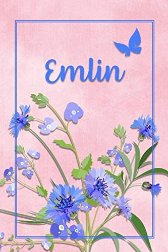 Emlin: Personalized Journal with Her German Name (Mein Tagebuch)