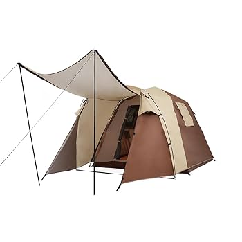 Amazon | テント 4-6人用 ワンタッチテント 大型 家族