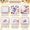 BBTO 12 Sheets Rub on Transfers for Crafts and Furniture Rub on Transfer Stickers Decals for Wood DIY Paper Home Decor, 5.5 x 5.7 Inch(Floral Style) #3
