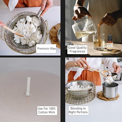 Image of Pure Source India Vanilla Scented Pillar Candle 3x3 inch Smokeless & Dripless Wax Candles for Home Decor and Light Festivals (Set of 3)