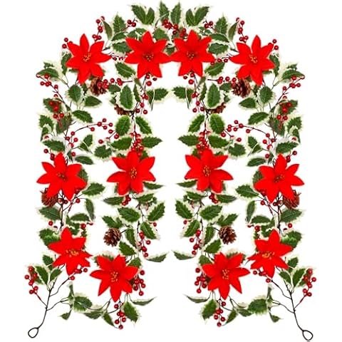 BLEUM CADE 12.6Ft Christmas Garland Cover