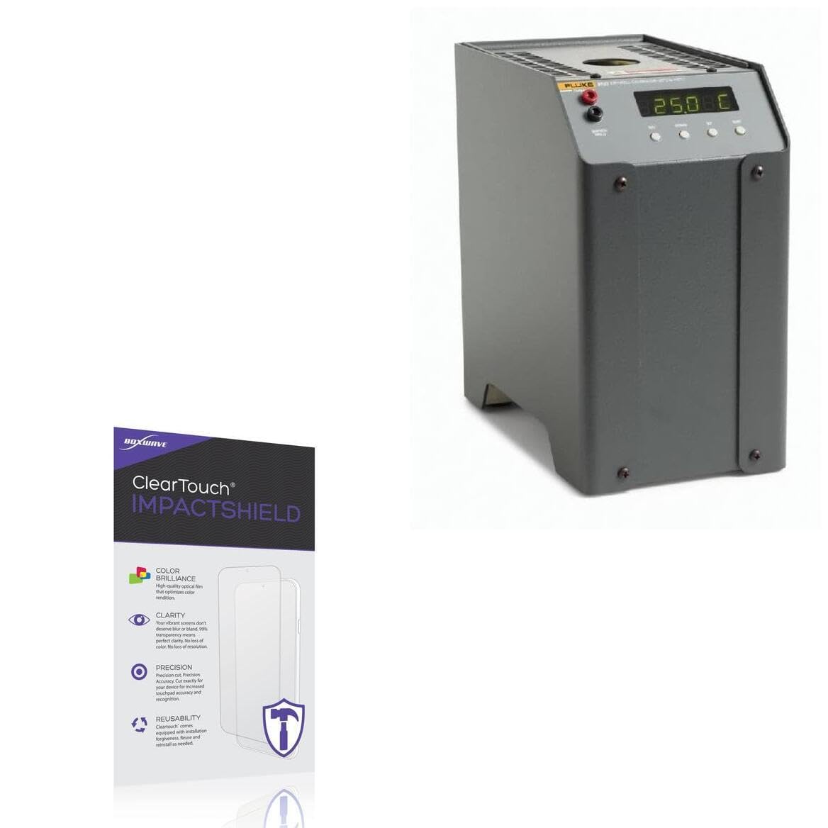 BoxWave Screen Protector Compatible with Fluke Calibration 9103 - ClearTouch ImpactShield (2-Pack), Impenetrable Screen Protector Flexible Film