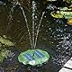 esotec Solar Seerose, schwimmende Teichpumpe, Komplettset, Sprinklerpumpe, Solarbrunnen Wasserspiel Gartenteich, Springbrunnenpumpe, Direktbetrieb, 0,4m 160l/h IP67 101770