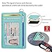 EcoVision Slim Minimalist Front Pocket Wallet, RFID Blocking Credit Card Holder Wallet with Detachable D-Shackle for Men Women