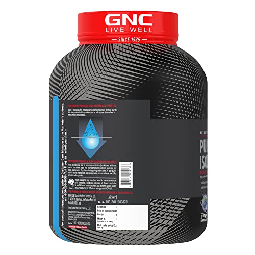 Image of GNC AMP Pure Isolate Zero Carb Blueberry 4lbs + GNC Pro Performance Creatine Monohydrate 250 gm