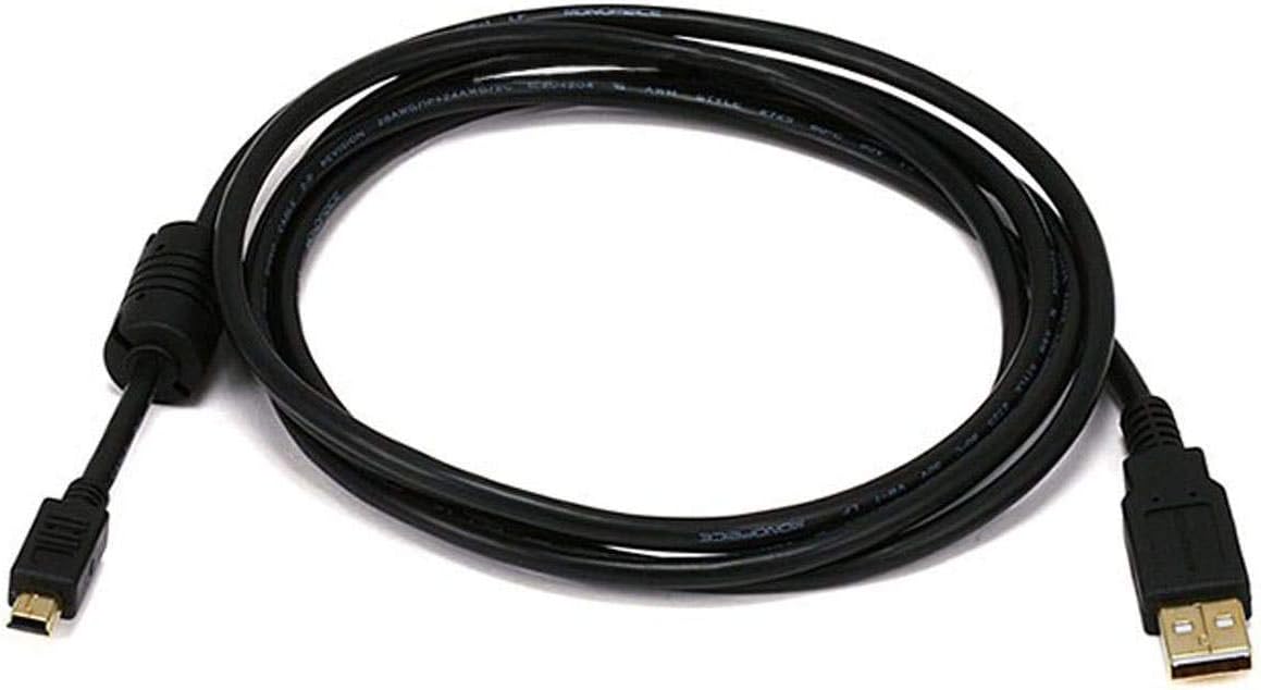Amazon.com: Monoprice 6-Feet USB 2.0 A Male to Mini-B 5pin Male 28 ...