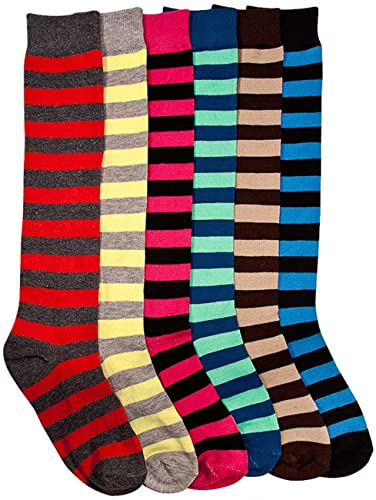 Image of ToBeInStyle Women's Pack of 6 or 12 Knee High Socks