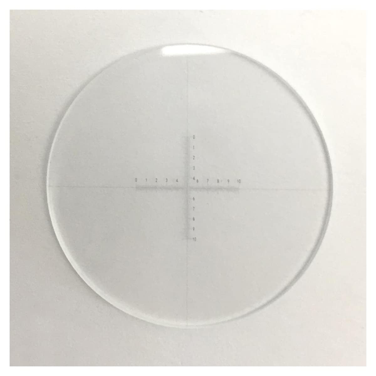 Kit de Accesorios para microscopios Micrómetro de Ocular Cross Ruler Escala DIV 0. Calibración de 1 mm con Diferentes diámetros microscopio. Portaobjetos de microscopio (Color : Diameter 23mm)