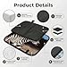 Animal Zebra Seat Cushion Folding, Indoor Outdoor Portable Chair Cushion for Camping, Waterproof Memory Foam Sitting Mats for Picnic Hiking Stadium Travel, Lightweight & Compact