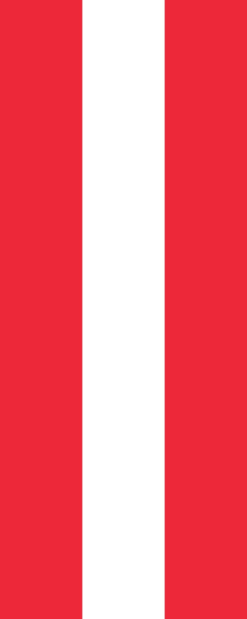 Drapeau Autriche de 3.5m² aux finitions soignées en format portrait 300x120cm