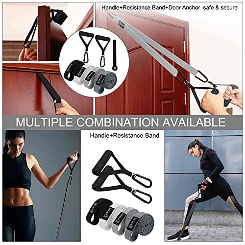 Long Resistance Bands For Working Out, Stretch Bands For Exercise Workout At Home, Ligas Para Hacer Ejercicio Long Workout Bands For Women Long Loop Resistance Bands With Handles For Physical Therapy #TOP1