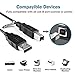 JUYOON High Speed USB 2.0 Printer Cable Cord for 8121-1585 8121-1186 HP Envy 4500 4520 5540 5640 5660 7640 100 110 120 4510 5530 e-All-in-One Photo Printer Series