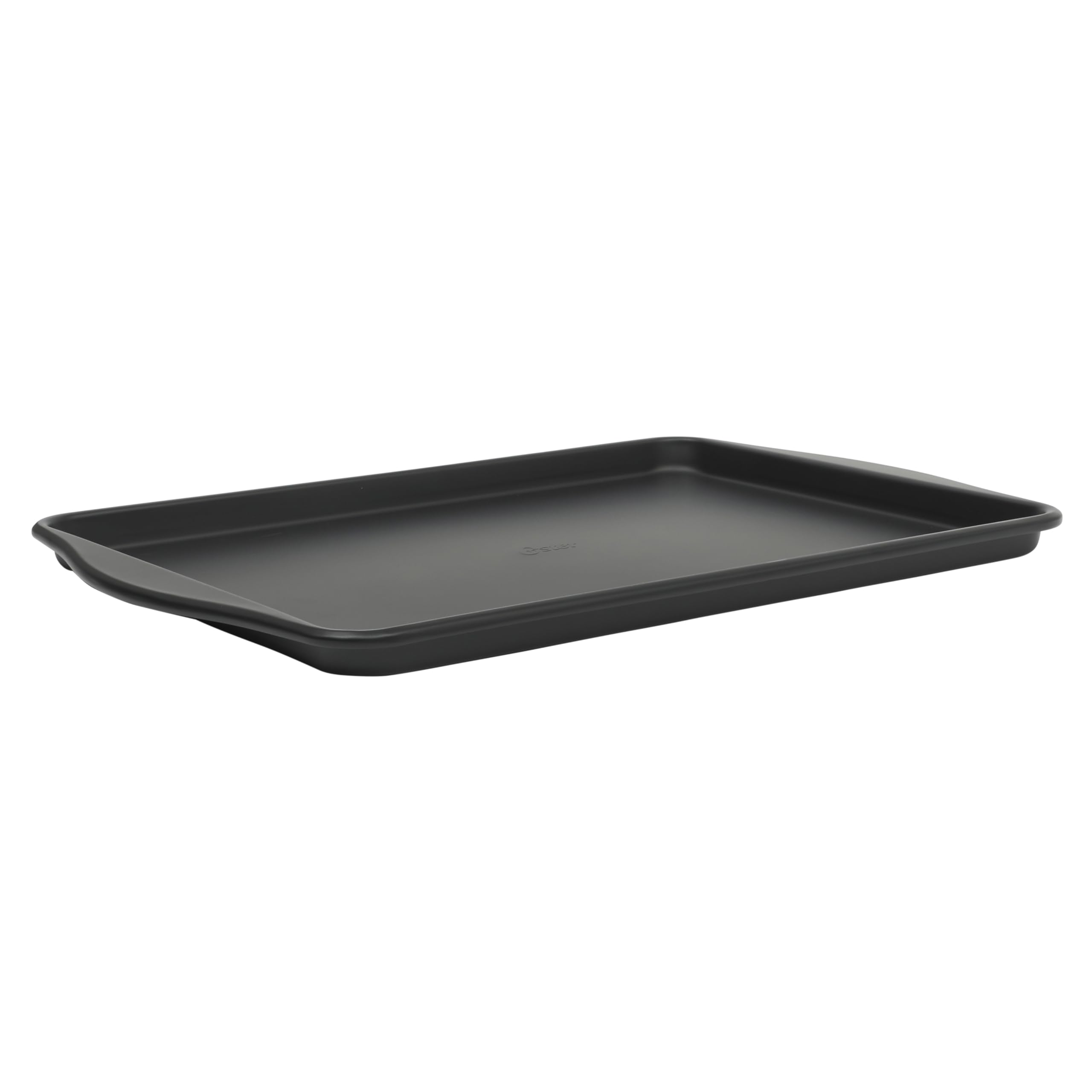 Oster Teston Nonstick Cookie Sheet, 18 x 13 Inch Carbon Steel Baking Pan, Matte Black, Warp-Resistant, PFAS-Free, Oven-Safe