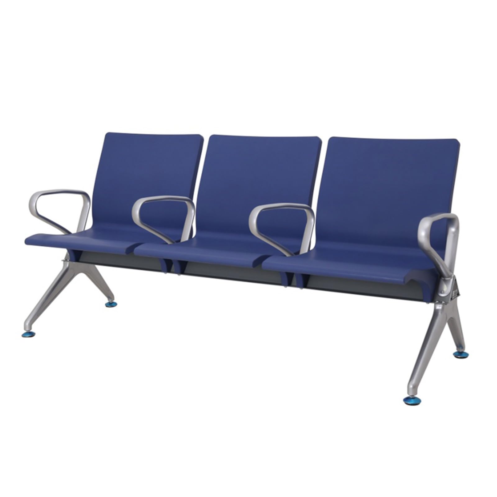 SaryEdge 3-Seat Chairs, Airport Reception Bench with Armrests, Office Guest Seating for Business, School, & Bank – Durable & Comfortable,